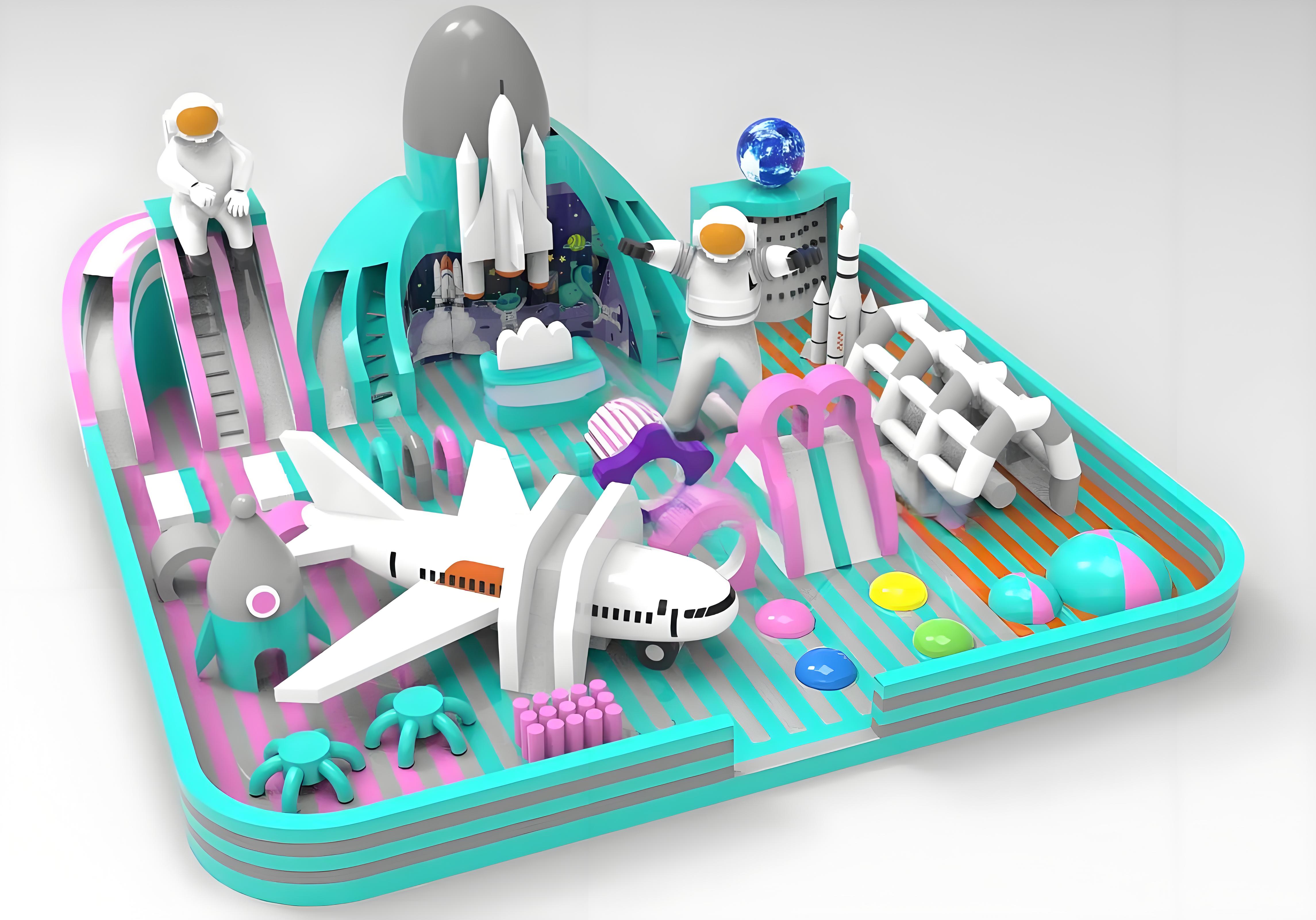 模块化充气城堡